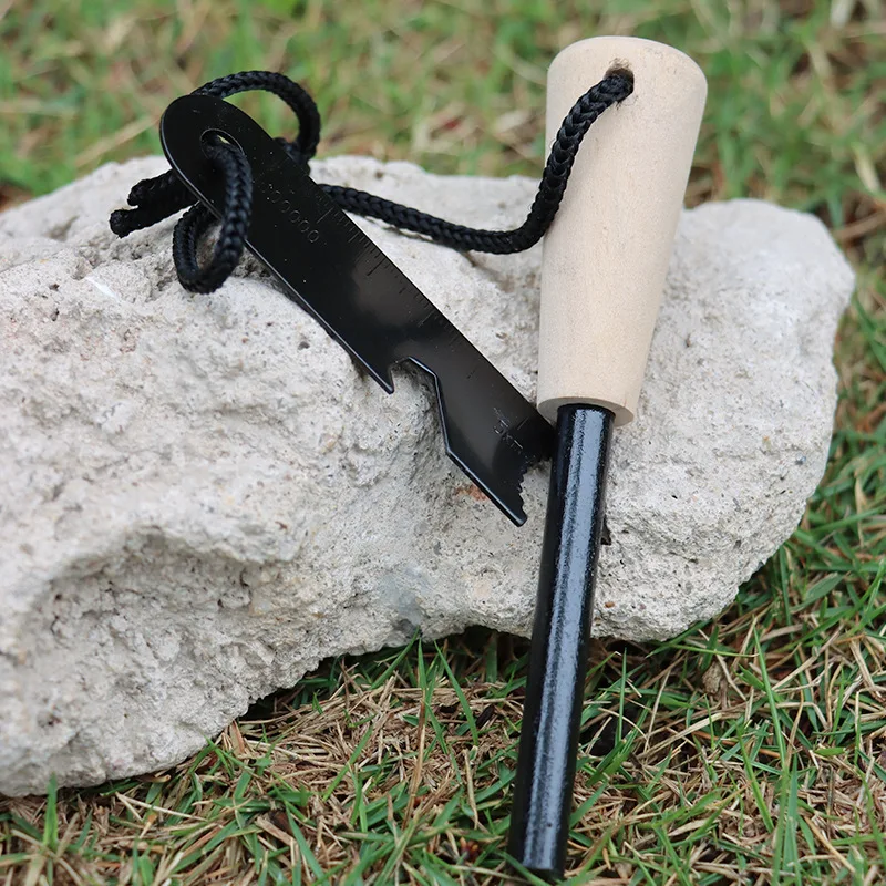 Nieuwe draagbare vuursteen voo - Magnesium Fire Starter recensie en prijs