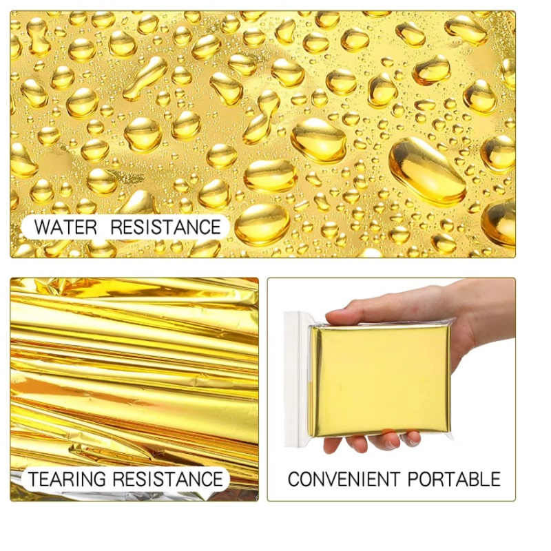 Goud-zilveren Mylar thermische - Survival Blanket Reflective recensie en prijs